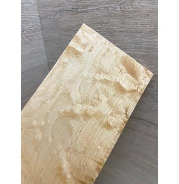 Клён Облачко заготовка накладки на головку грифа Смешанный ААА Волна АА 9х116х230 мм-2