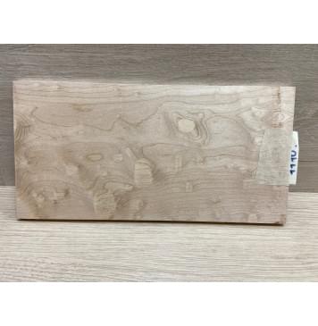 Клён Облачко заготовка накладки на головку грифа Тангент ААА Волна АА 8х116х230 мм-0