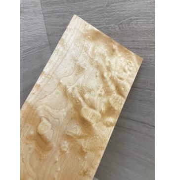 Клён Облачко заготовка накладки на головку грифа Тангент ААА Волна АА 8х116х230 мм-2