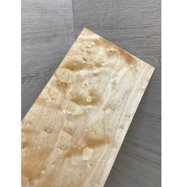 Клён Облачко заготовка накладки на головку грифа Тангент ААА Волна АА 8х116х230 мм-4