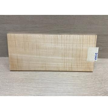 Клён Белый Явор, Волнистый заготовка накладки на головку грифа Радиал ААА Волна АА 6.5х120х275 мм-7