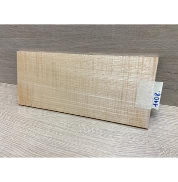 Клён Белый Явор, Волнистый заготовка накладки на головку грифа Радиал ААА Волна АА 6.5х120х275 мм-4