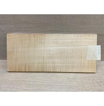 Клён Белый Явор, Волнистый заготовка накладки на головку грифа Радиал ААА Волна АА 6.5х120х275 мм-3