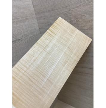 Клён Белый Явор, Волнистый заготовка накладки на головку грифа Радиал ААА Волна АА 6.5х120х275 мм-2