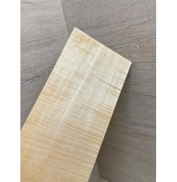 Клён Белый Явор, Волнистый заготовка накладки на головку грифа Радиал ААА Волна АА 6.5х120х275 мм-0