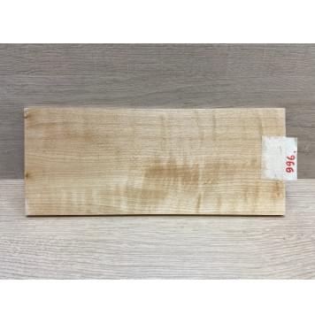 Клён Белый Явор, Волнистый заготовка накладки на головку грифа Радиал АА Волна А 6.5х115х270 мм-1