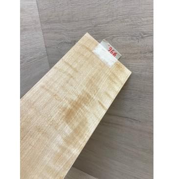 Клён Белый Явор, Волнистый заготовка накладки на головку грифа Радиал АА Волна А 6.5х115х270 мм-0