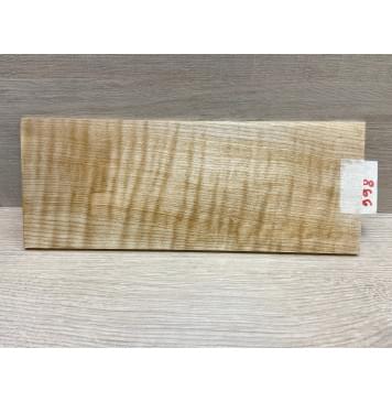 Клён Белый Явор, Волнистый заготовка накладки на головку грифа Радиал АА Волна А 6х115х295 мм-4