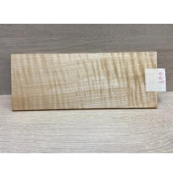 Клён Белый Явор, Волнистый заготовка накладки на головку грифа Радиал АА Волна А 6х115х295 мм-3