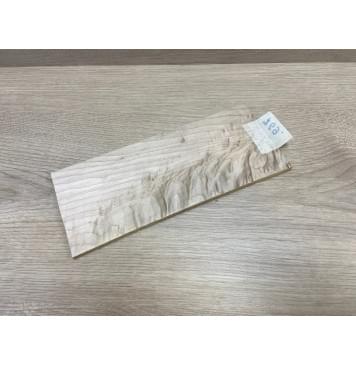 Клён Белый Явор, Волнистый заготовка накладки на головку грифа Смешанный ААА Волна ААА 6х105х240 мм-7