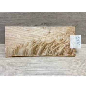 Клён Белый Явор, Волнистый заготовка накладки на головку грифа Смешанный ААА Волна ААА 6х105х240 мм-5