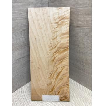 Клён Белый Явор, Волнистый заготовка накладки на головку грифа Смешанный ААА Волна ААА 6х105х240 мм-4