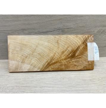 Клён Белый Явор, Волнистый заготовка накладки на головку грифа Смешанный ААА Волна ААА 8х90х210 мм-3