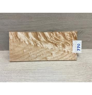 Клён Белый Явор, Волнистый заготовка накладки на головку грифа Смешанный ААА Волна ААА 5х105х240 мм-5