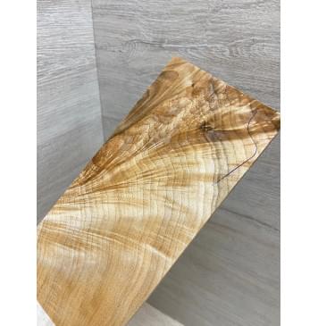 Клён Чёрный Явор, Волнистый заготовка накладки на головку грифа Смешанный АА Волна АА 5х90х210 мм-0