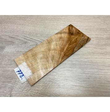 Клён Чёрный Явор, Волнистый заготовка накладки на головку грифа Смешанный АА Волна АА 5х90х210 мм-3