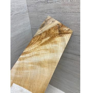 Клён Чёрный Явор, Волнистый заготовка накладки на головку грифа Смешанный АА Волна АА 5х90х210 мм-1