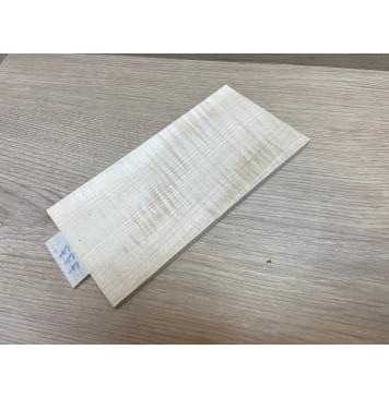 Клён Белый Явор, Волнистый заготовка накладки на головку грифа Радиал ААА Волна АА 5х105х205 мм-2