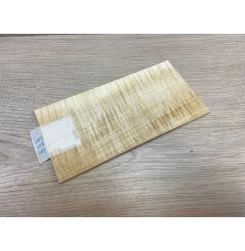 Клён Белый Явор, Волнистый заготовка накладки на головку грифа Радиал ААА Волна АА 5х105х205 мм-6