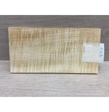 Клён Белый Явор, Волнистый заготовка накладки на головку грифа Радиал ААА Волна АА 5х105х205 мм-7