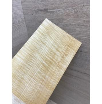 Клён Белый Явор, Волнистый заготовка накладки на головку грифа Радиал ААА Волна АА 5х105х205 мм-0