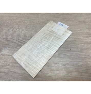 Клён Белый Явор, Волнистый заготовка накладки на головку грифа Радиал ААА Волна ААА 5.5х105х205 мм-6