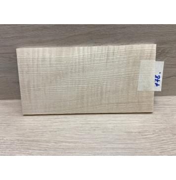 Клён Белый Явор, Волнистый заготовка накладки на головку грифа Радиал ААА Волна ААА 5.5х105х205 мм-4