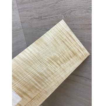 Клён Белый Явор, Волнистый заготовка накладки на головку грифа Радиал ААА Волна ААА 5.5х105х205 мм-0