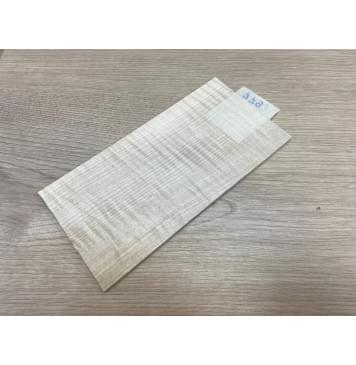 Клён Белый Явор, Волнистый заготовка накладки на головку грифа Радиал ААА Волна ААА 5х105х205 мм-4