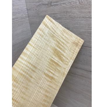 Клён Белый Явор, Волнистый заготовка накладки на головку грифа Радиал ААА Волна ААА 5х105х205 мм-0