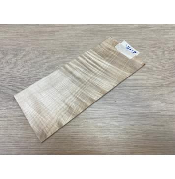 Клён Белый Явор, Волнистый заготовка накладки на головку грифа Смешанный ААА Волна ААА 4х102х240 мм-6