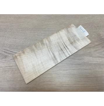 Клён Белый Явор, Волнистый заготовка накладки на головку грифа Смешанный ААА Волна ААА 4х102х240 мм-5