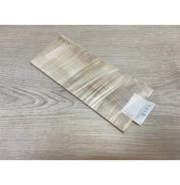 Клён Белый Явор, Волнистый заготовка накладки на головку грифа Смешанный ААА Волна ААА 4х102х240 мм-4