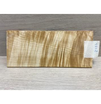 Клён Белый Явор, Волнистый заготовка накладки на головку грифа Смешанный ААА Волна ААА 4х102х240 мм-2