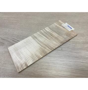 Клён Белый Явор, Волнистый заготовка накладки на головку грифа Смешанный ААА Волна ААА 7х102х240 мм-6