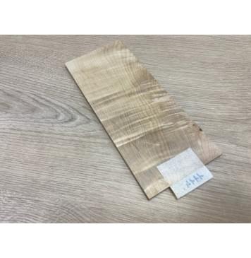 Клён Белый Явор, Волнистый заготовка накладки на головку грифа Смешанный ААА Волна ААА 7х102х240 мм-4