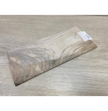 Клён Чёрный Явор, Волнистый заготовка накладки на головку грифа Тангент АА Волна А 6х113х250 мм-7