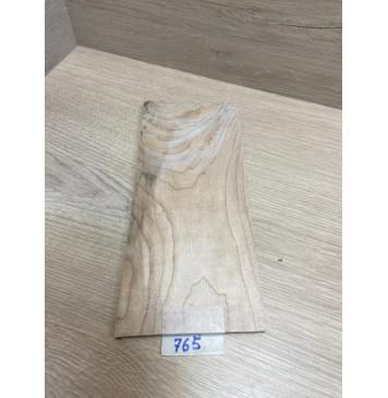 Клён Чёрный Явор, Волнистый заготовка накладки на головку грифа Тангент АА Волна А 6х113х250 мм-8