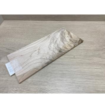 Клён Чёрный Явор, Волнистый заготовка накладки на головку грифа Тангент АА Волна А 6х113х250 мм-6