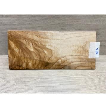 Клён Чёрный Явор, Волнистый заготовка накладки на головку грифа Тангент АА Волна А 6х113х250 мм-4