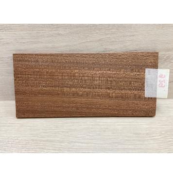 Сапели заготовка накладки на головку грифа Радиал ААА 5.5х108х230 мм-4