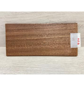 Сапели заготовка накладки на головку грифа Радиал ААА 5.5х108х230 мм-3