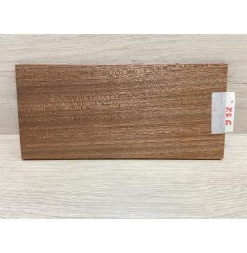 Сапели заготовка накладки на головку грифа Радиал ААА 5.5х110х230 мм-3