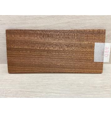 Сапели заготовка накладки на головку грифа Радиал ААА 5.5х108х230 мм-5