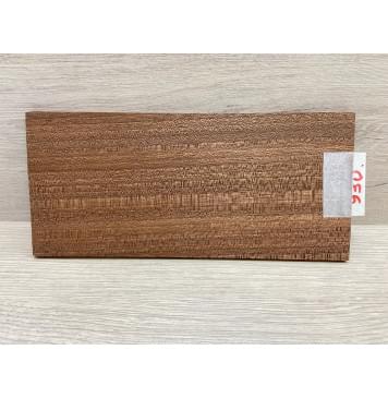 Сапели заготовка накладки на головку грифа Радиал ААА 5.5х108х230 мм-4