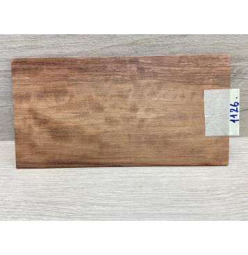 Бубинго заготовка накладки на головку грифа Радиал АА 2.5х115х220 мм-5