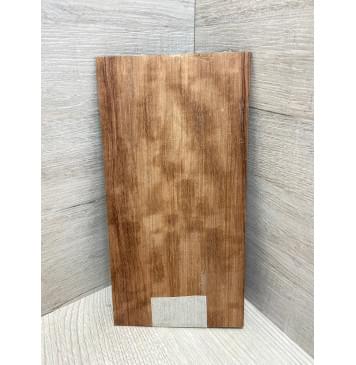 Бубинго заготовка накладки на головку грифа Радиал АА 2.5х115х220 мм-3