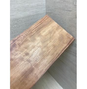 Бубинго заготовка накладки на головку грифа Радиал АА 2.5х115х220 мм-1