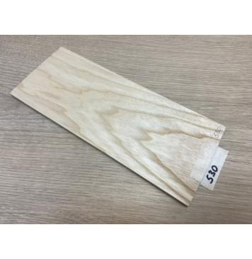 Ясень Белый заготовка накладки на головку грифа Смешанный ААА 4.5х95х230 мм-0