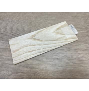 Ясень Белый заготовка накладки на головку грифа Смешанный ААА 4.5х95х230 мм-5